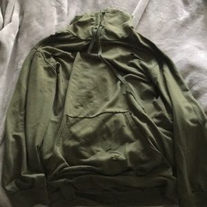 Distressed sweatshirt